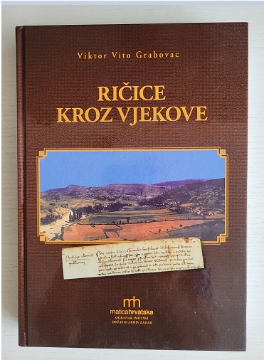 Naslovnica knjige Ričice kroz vijekove Viktora Vite Grabovca